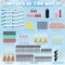30 Pack Snowman Kit - Build a Snowman Kit DIY Christmas Craft Gifts - Creative Air Dry Clay Modeling Crafts Kit